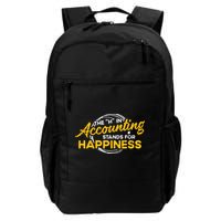 H In Accounting Stands For Happiness Accountant Accounting Backpack