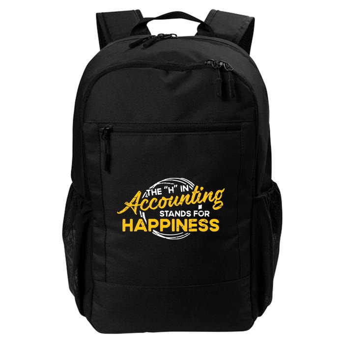 H In Accounting Stands For Happiness Accountant Accounting Backpack