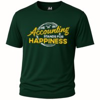 H In Accounting Stands For Happiness Accountant Accounting Cooling Performance Crew T-Shirt