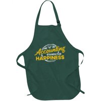 H In Accounting Stands For Happiness Accountant Accounting Apron