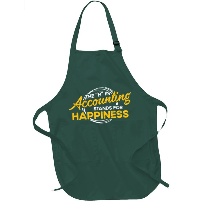 H In Accounting Stands For Happiness Accountant Accounting Apron