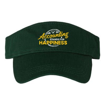 H In Accounting Stands For Happiness Accountant Accounting Visor