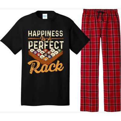 Happiness Is A Perfect Rack  Billiard 8 Ball Pool Player Pajama Set