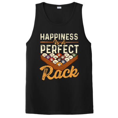 Happiness Is A Perfect Rack  Billiard 8 Ball Pool Player PosiCharge Competitor Tank