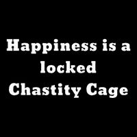 Happiness Is A Locked Chastity Cage Impact Tech Backpack