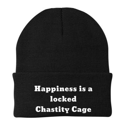 Happiness Is A Locked Chastity Cage Beanie