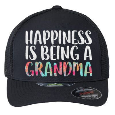 Happiness Is Being A Grandma Mother's Day Flexfit Unipanel Trucker Cap