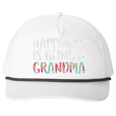 Happiness Is Being A Grandma Mother's Day Snapback Five-Panel Rope Hat