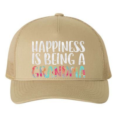 Happiness Is Being A Grandma Mother's Day Yupoong Adult 5-Panel Trucker Hat