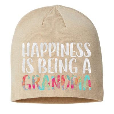 Happiness Is Being A Grandma Mother's Day Sustainable Beanie