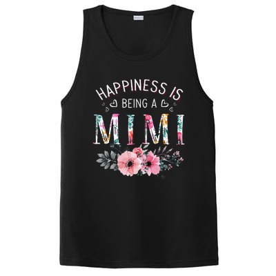 Happiness Is Being A Mimi Funny Mimi Mother's Day PosiCharge Competitor Tank