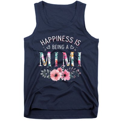 Happiness Is Being A Mimi Funny Mimi Mother's Day Tank Top