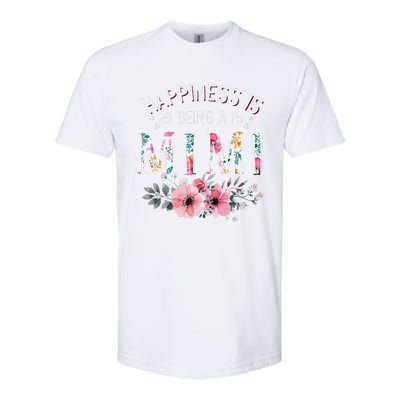 Happiness Is Being A Mimi Funny Mimi Mother's Day Softstyle CVC T-Shirt