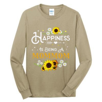 Happiness Is Being A Mommom Mother's Day Gift Tall Long Sleeve T-Shirt