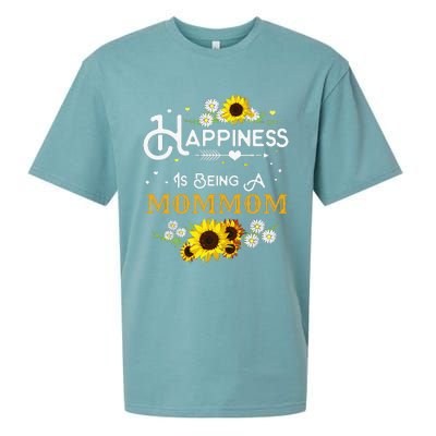 Happiness Is Being A Mommom Mother's Day Gift Sueded Cloud Jersey T-Shirt