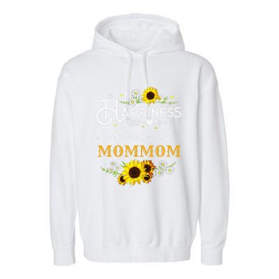 Happiness Is Being A Mommom Mother's Day Gift Garment-Dyed Fleece Hoodie