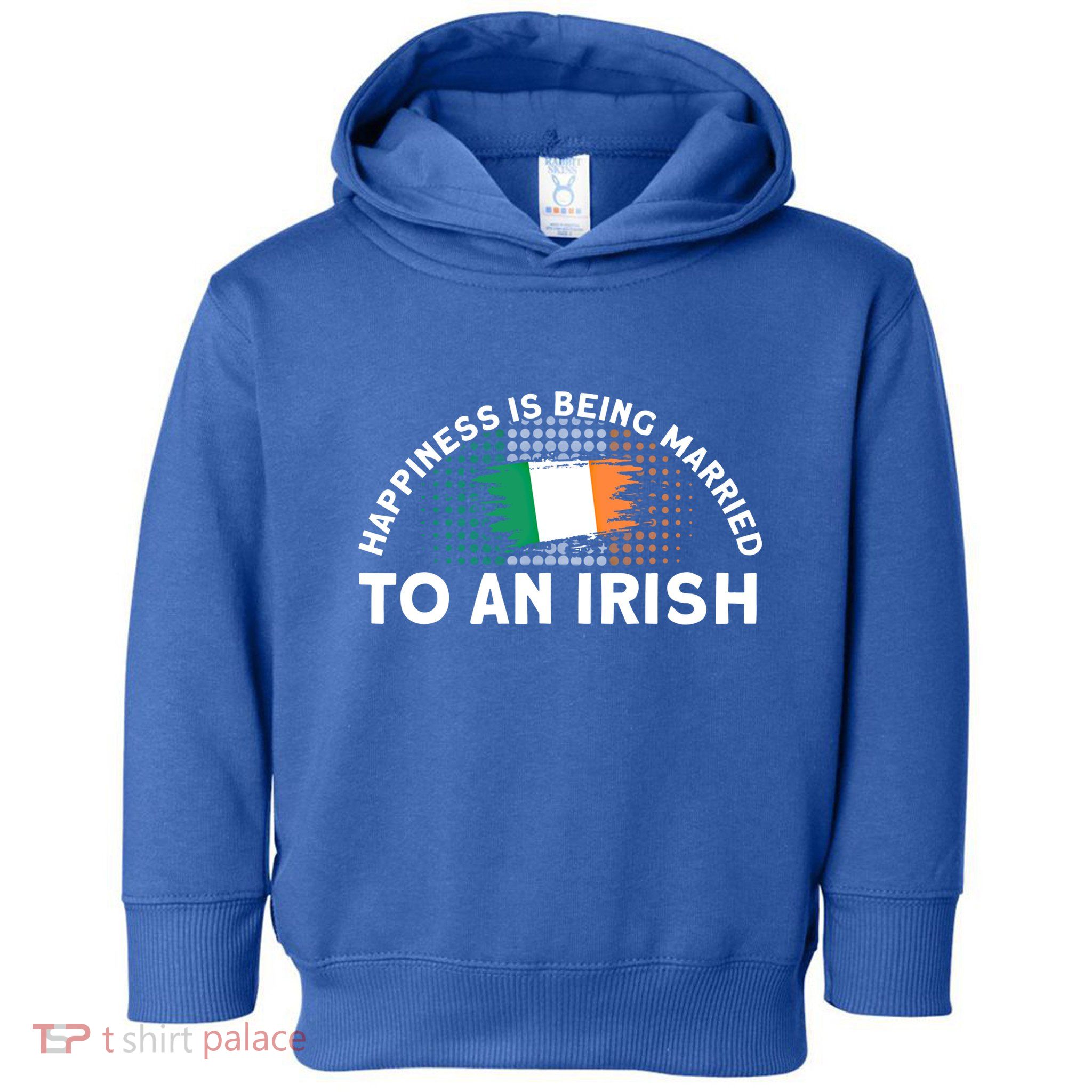 Happiness Is Being Married To An Irish Flag Roots Ireland Cute Gift Toddler Hoodie