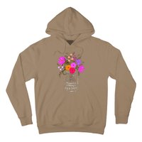 Happiness Is Being A Grandmom Gift Grandma Mom Flower Hoodie