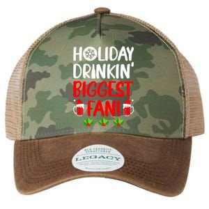 Holiday In' Biggest Fan Funny Xmas Ing Party Fan Funny Gift Legacy Tie Dye Trucker Hat