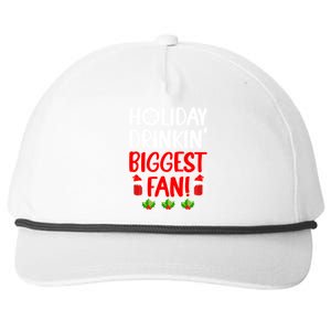 Holiday In' Biggest Fan Funny Xmas Ing Party Fan Funny Gift Snapback Five-Panel Rope Hat