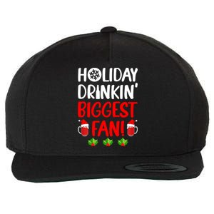 Holiday In' Biggest Fan Funny Xmas Ing Party Fan Funny Gift Wool Snapback Cap