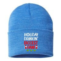 Holiday In' Biggest Fan Funny Xmas Ing Party Fan Funny Gift Sustainable Knit Beanie