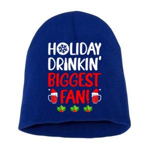 Holiday In' Biggest Fan Funny Xmas Ing Party Fan Funny Gift Short Acrylic Beanie