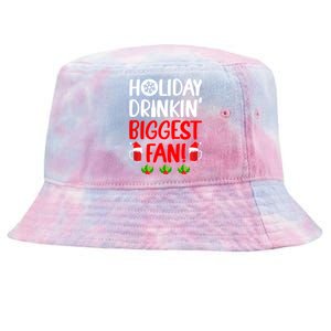 Holiday In' Biggest Fan Funny Xmas Ing Party Fan Funny Gift Tie-Dyed Bucket Hat