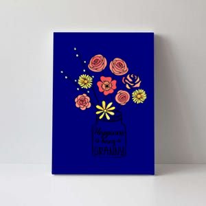 Happiness Is Being A Granny Flower Mother Day Gift Canvas