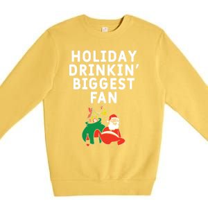 Holiday In' Biggest Fan Funny Xmas Ing Party Fan Funny Gift Premium Crewneck Sweatshirt