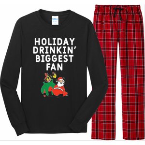 Holiday In' Biggest Fan Funny Xmas Ing Party Fan Funny Gift Long Sleeve Pajama Set