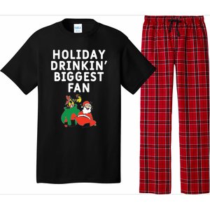 Holiday In' Biggest Fan Funny Xmas Ing Party Fan Funny Gift Pajama Set