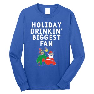 Holiday In' Biggest Fan Funny Xmas Ing Party Fan Funny Gift Long Sleeve Shirt