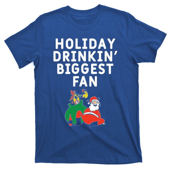 Holiday In' Biggest Fan Funny Xmas Ing Party Fan Funny Gift T-Shirt