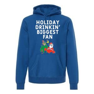 Holiday In' Biggest Fan Funny Xmas Ing Party Fan Funny Gift Premium Hoodie