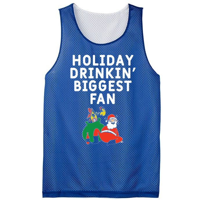 Holiday In' Biggest Fan Funny Xmas Ing Party Fan Funny Gift Mesh Reversible Basketball Jersey Tank