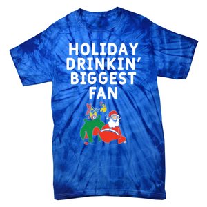 Holiday In' Biggest Fan Funny Xmas Ing Party Fan Funny Gift Tie-Dye T-Shirt