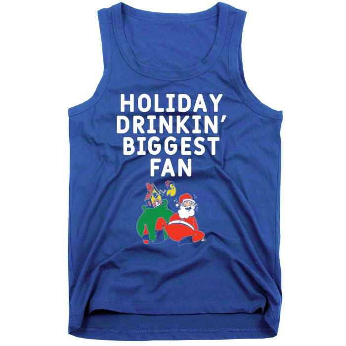 Holiday In' Biggest Fan Funny Xmas Ing Party Fan Funny Gift Tank Top