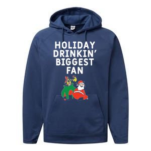 Holiday In' Biggest Fan Funny Xmas Ing Party Fan Funny Gift Performance Fleece Hoodie