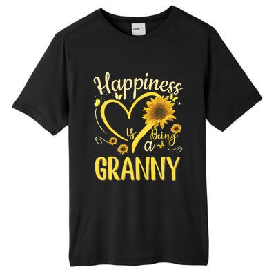 Happiness Is Being A Granny Sunflower Mother's Day Gift Cool Gift Tall Fusion ChromaSoft Performance T-Shirt