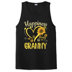 Happiness Is Being A Granny Sunflower Mother's Day Gift Cool Gift PosiCharge Competitor Tank