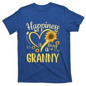 Happiness Is Being A Granny Sunflower Mother's Day Gift Cool Gift T-Shirt