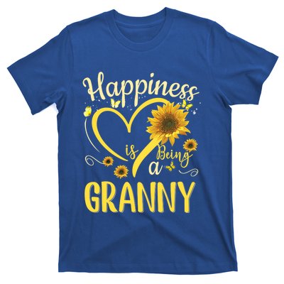 Happiness Is Being A Granny Sunflower Mother's Day Gift Cool Gift T-Shirt