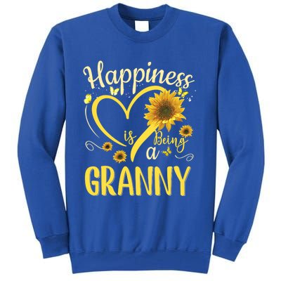 Happiness Is Being A Granny Sunflower Mother's Day Gift Cool Gift Tall Sweatshirt