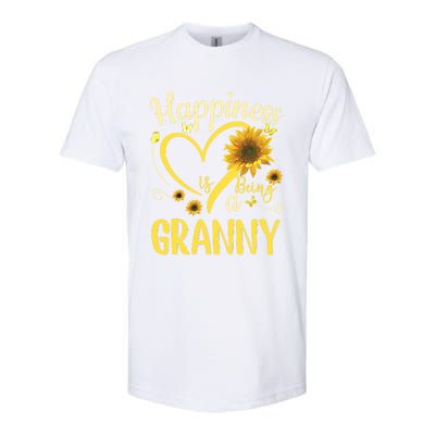 Happiness Is Being A Granny Sunflower Mother's Day Gift Cool Gift Softstyle CVC T-Shirt