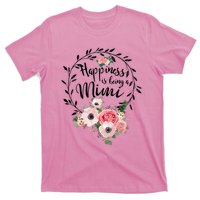 Happiness Is Being A Mimi Shirt Floral T-Shirt