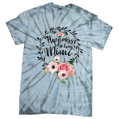 Happiness Is Being A Mimi Shirt Floral Tie-Dye T-Shirt