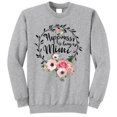 Happiness Is Being A Mimi Shirt Floral Tall Sweatshirt