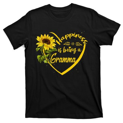 Happiness Is Being A Gramma Sunflower Mother's Day Gift T-Shirt