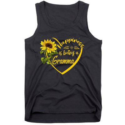 Happiness Is Being A Gramma Sunflower Mother's Day Gift Tank Top